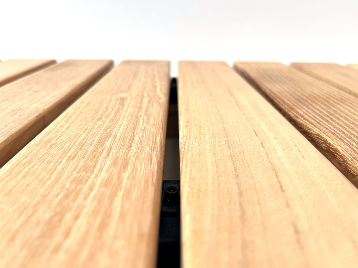 CLIP-FIXX, ORIGINAL stainless steel clip fastening for concealed screwing of robinia