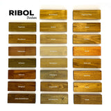 RIBOL Holzöl „COLOR“, 2,5 Liter, mit Farbpigmenten GRAUWEIDE