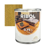 RIBOL Holzschutz-Öl Farbe: "ACHATGRAU" für Harthölzer (z.B. Robinie, Eiche, Teak u.v.m.), Nr. 569-794-250, 2,5 Liter (für max. 55qm)