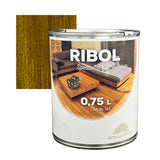 RIBOL Holzschutz-Öl Farbe: "ESPRESSO" für Harthölzer (z.B. Robinie, Eiche, Teak u.v.m.), Nr. 569-1122-250, 2,5 Liter (für max. 55qm)