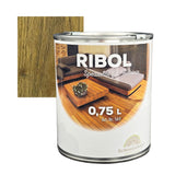 RIBOL Holzschutz-Öl Farbe: "SILBERGRAU" für Harthölzer (z.B. Robinie, Eiche, Teak u.v.m.), Nr. 569-922-250, 2,5 Liter (für max. 55qm)