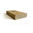 Terrassendiele Robinie PREMIUM SELECT 100 x 23 mm, glattkant, keilgezinkt – Profilansicht