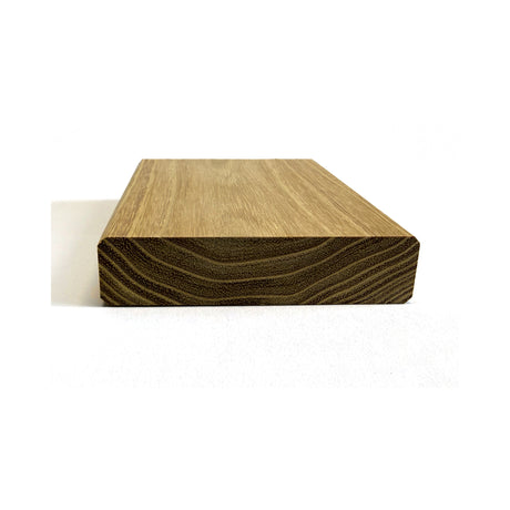 Terrassendiele Robinie PREMIUM SELECT 118 x 23 mm, glattkant, keilgezinkt – Stirnseite