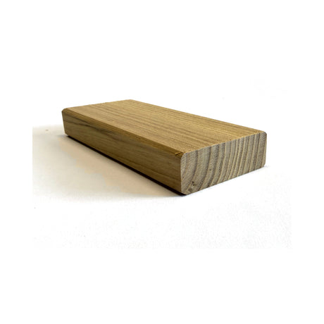 Terrassendiele Robinie BASIC (2. Wahl) 60 x 21 mm, glattkant, keilgezinkt – Profilansicht