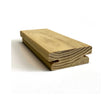 Terrassendiele Robinie ECO SELECT 60 x 23 mm, genutet, keilgezinkt – Profilansicht