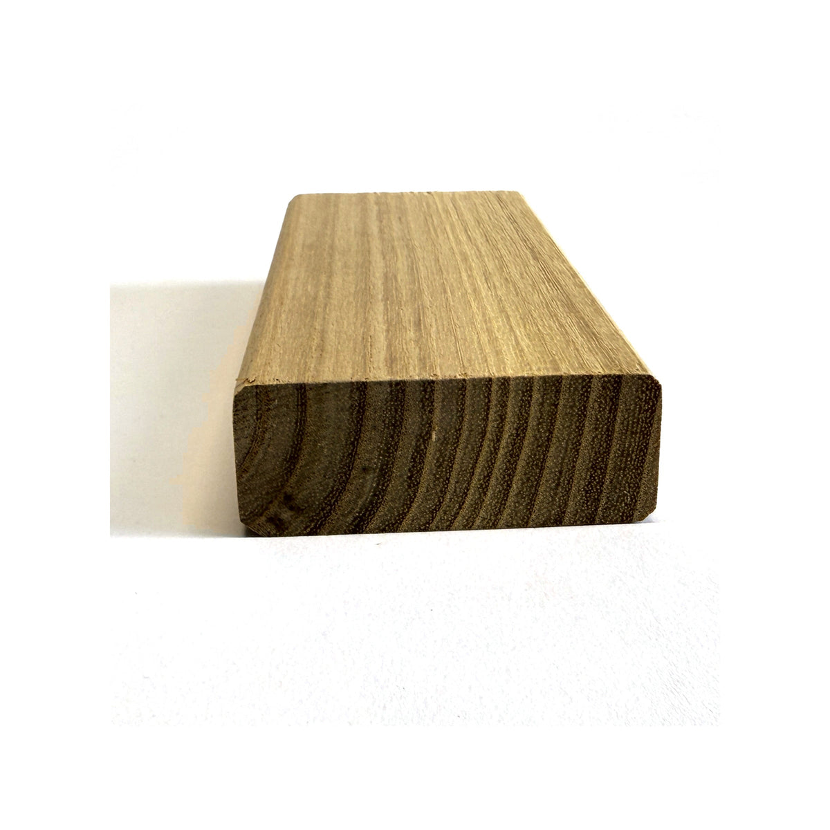 Terrassendiele Robinie ECO SELECT 60 x 23 mm, glattkant, keilgezinkt – Stirnseite
