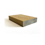Terrassendiele Robinie BASIC (2. Wahl) 80 x 21 mm, glattkant, keilgezinkt – Profilansicht