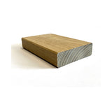 Terrassendiele Robinie ECO SELECT 80 x 23 mm, glattkant, keilgezinkt – Profilansicht