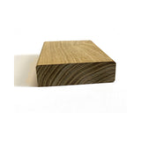 Terrassendiele Robinie ECO SELECT 80 x 23 mm, glattkant, keilgezinkt – Stirnseite