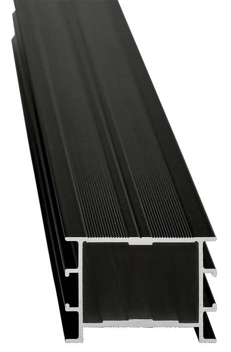 RELO Schiene W 56 x 40 mm schwarz