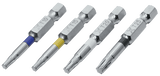 Bits TX für Terrassen- und Clipschrauben, 1/4 Zoll