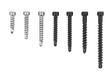 Clipschraube Edelstahl mit Zylinderkopf