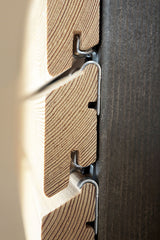 Offene Holzfassade mit Fassadenverbinder TIGA