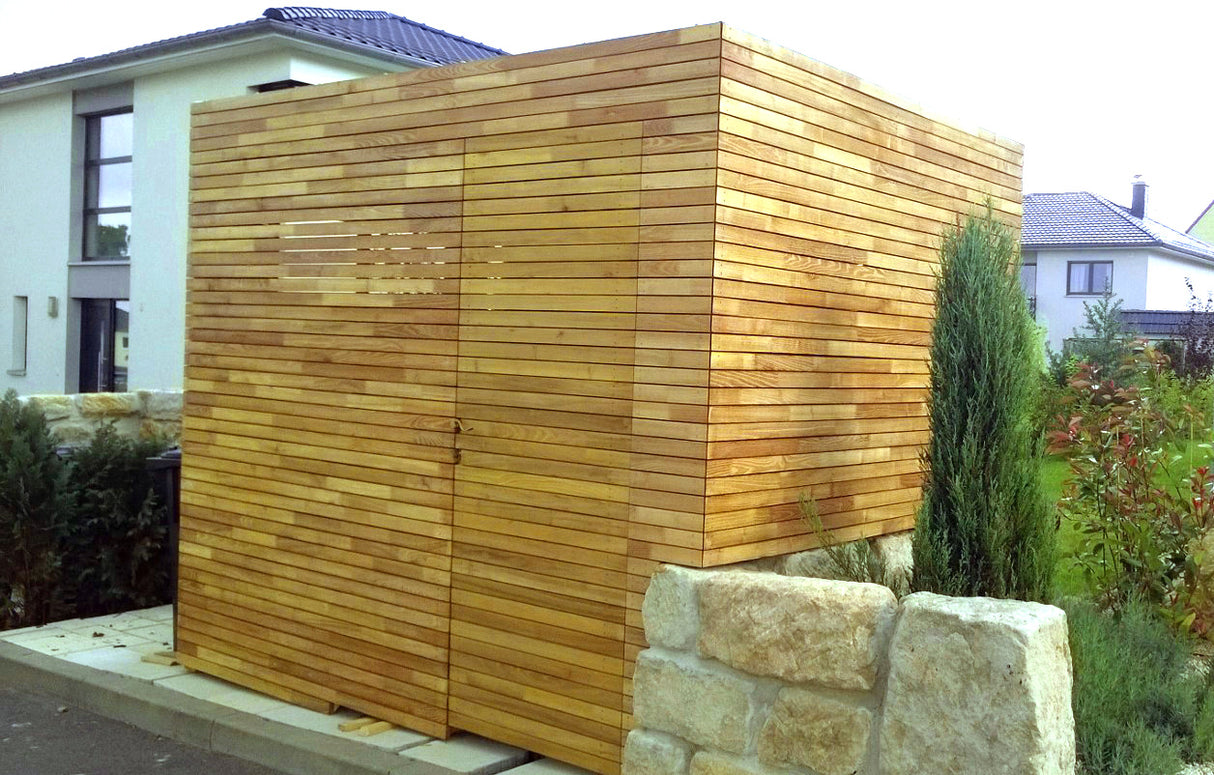 Panneau de façade Rhombus Robinia 120 x 22 mm