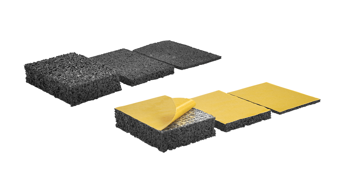 Granulat-Unterleger GUMO LG-S 90 x 60 mm, selbstklebend
